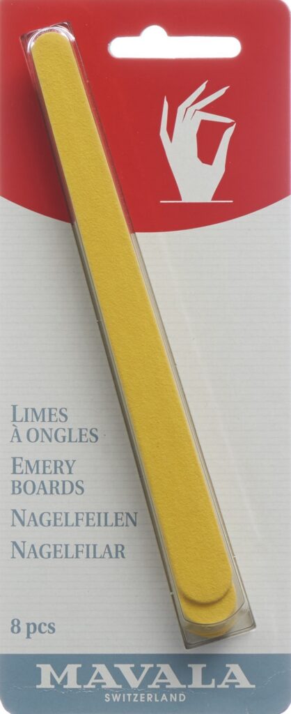 MAVALA limes ongles emery 15cm 8 pce