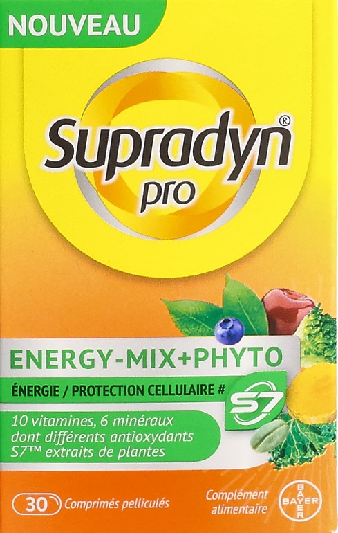 SUPRADYN pro energy-mix + phyto cpr pell 30 pce