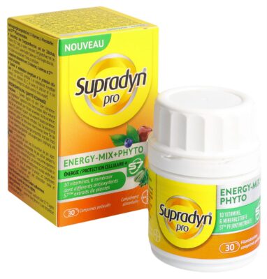 SUPRADYN pro energy-mix + phyto cpr pell 30 pce