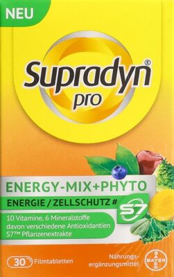 SUPRADYN pro energy-mix + phyto cpr pell 30 pce