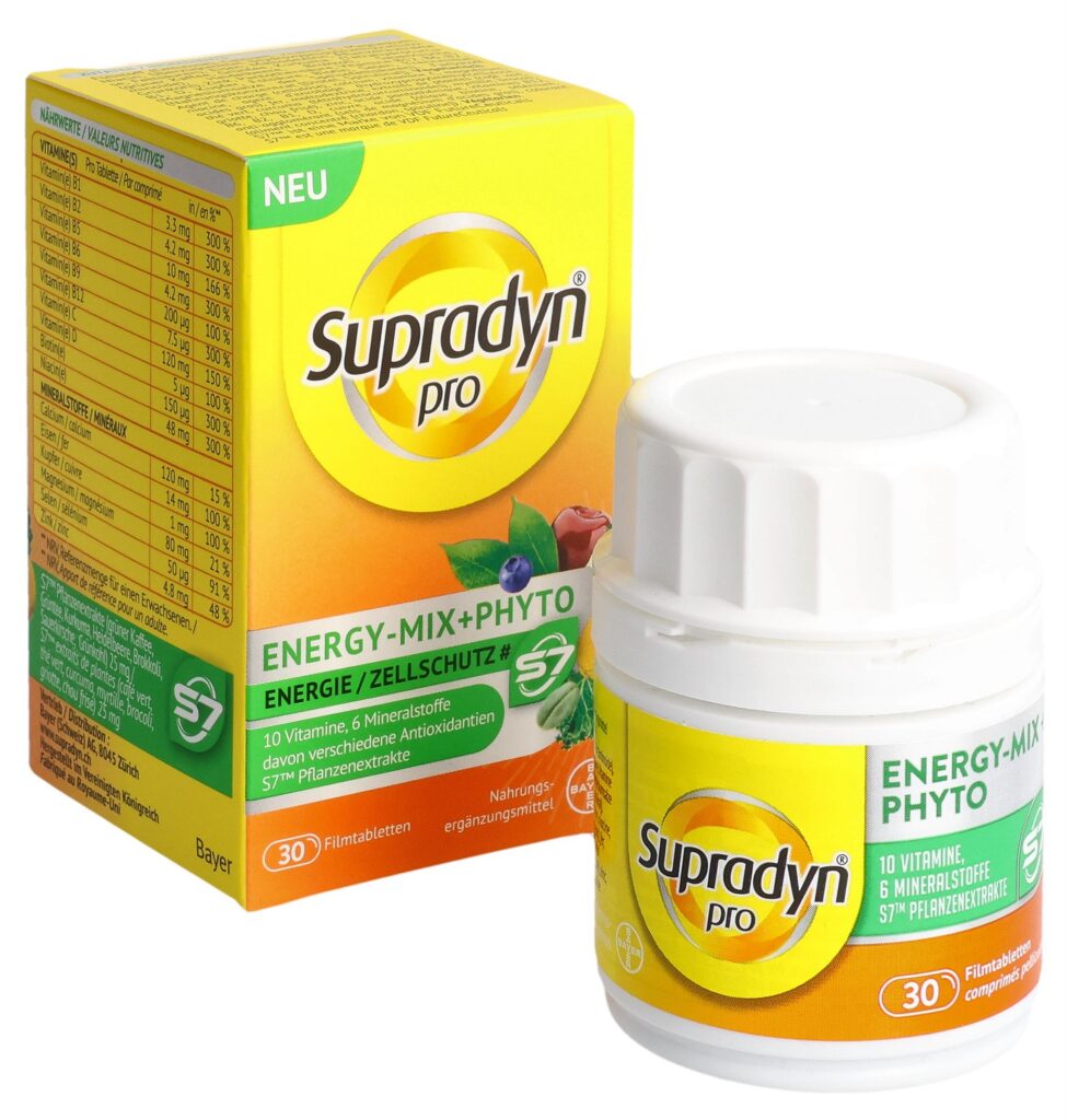 SUPRADYN pro energy-mix + phyto cpr pell 30 pce