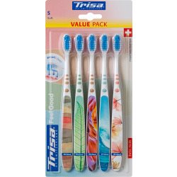 TRISA Feelgood brosse à dents soft 5 pce