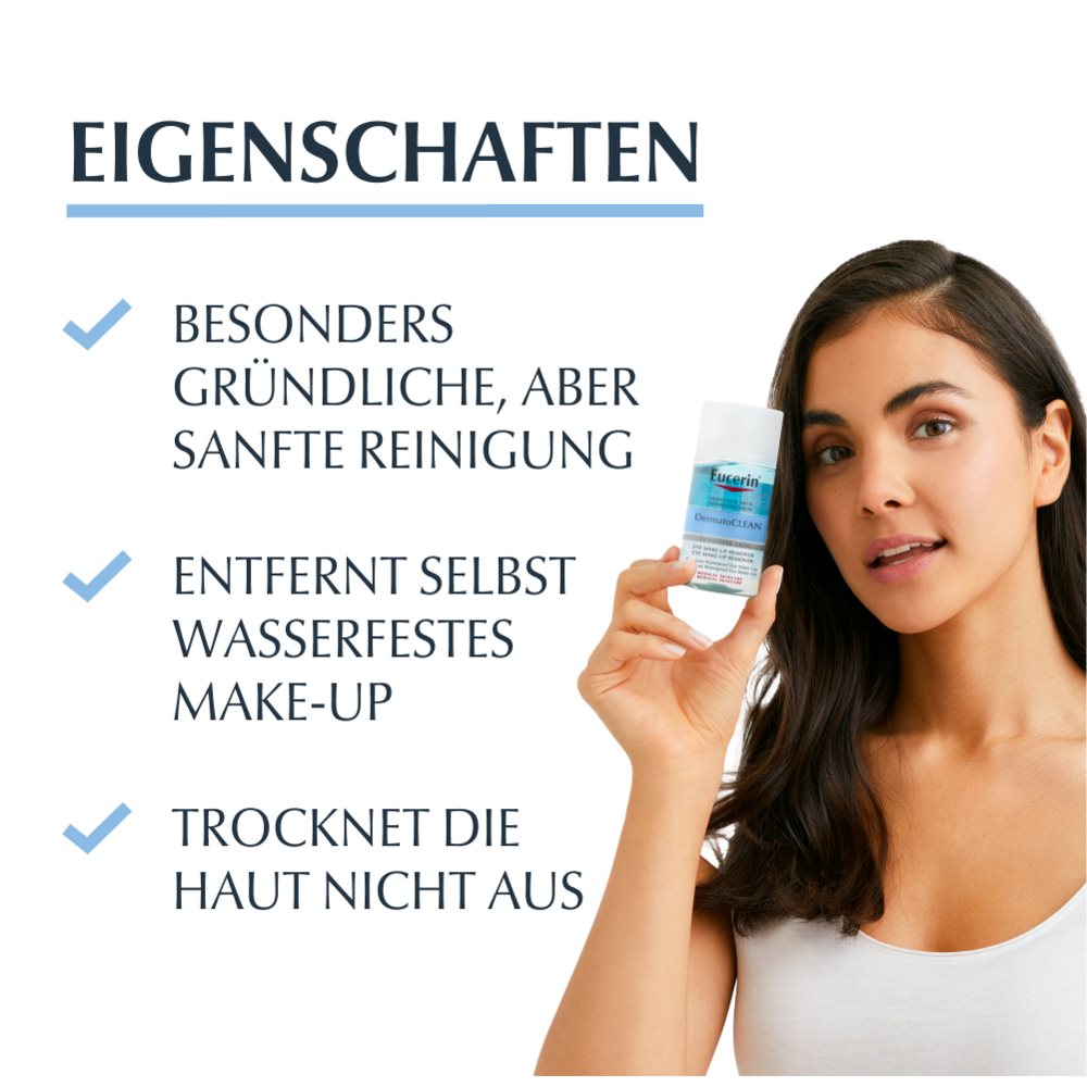 EUCERIN DermatoCLEAN démaquillant yeux (n) 125 ml