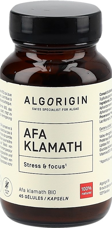 ALGORIGIN AFA Klamath caps fl verre 45 pce