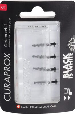 CURAPROX Black is white-CPS Carbon S refill 4 pce