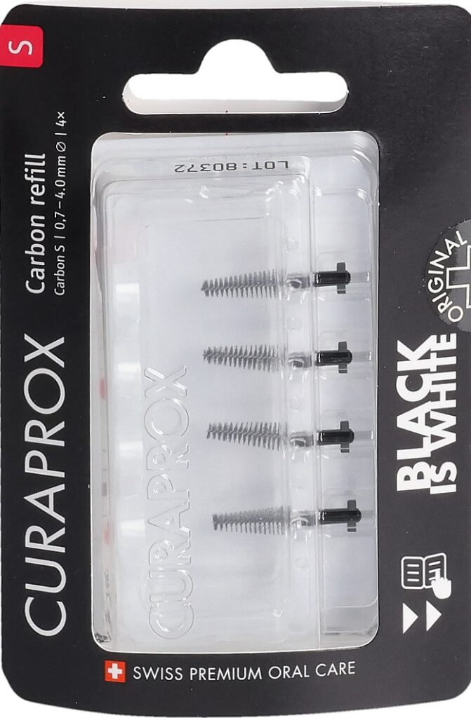 CURAPROX Black is white-CPS Carbon S refill 4 pce