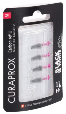CURAPROX Black is white-CPS Carbon M refill 4 pce