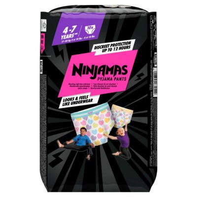 PAMPERS Ninjamas culott pyjamas fill 4-7 a 10 pce