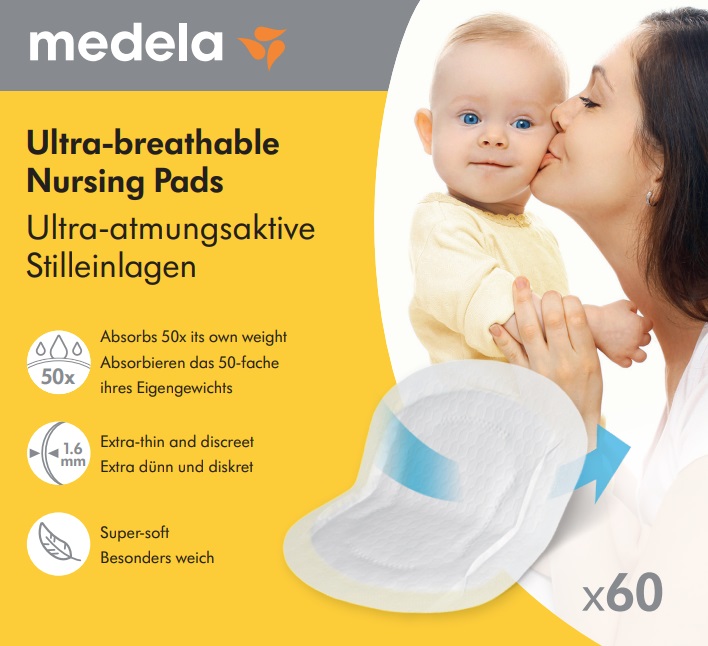 MEDELA coussinets allait ultra-respirants 60 pce