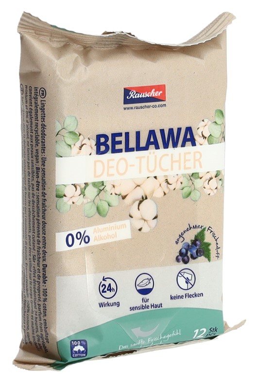 BELLAWA lingettes déodorantes 12 pce