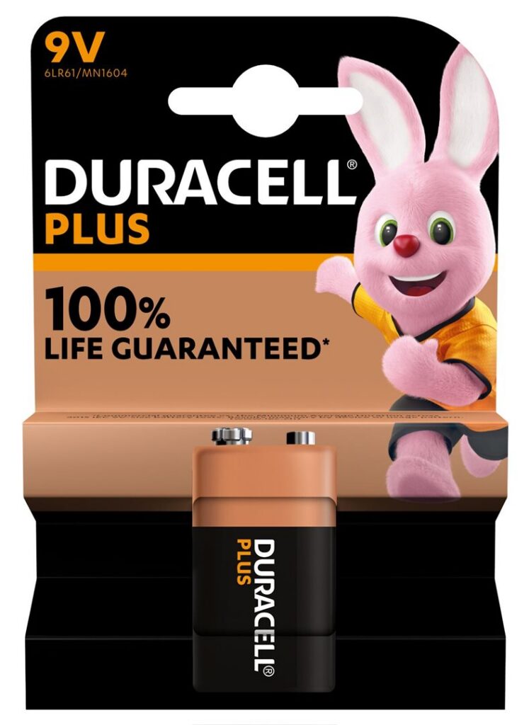 DURACELL pile plus 9V / 6LR61