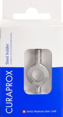 CURAPROX UHS 409 support en acier argent