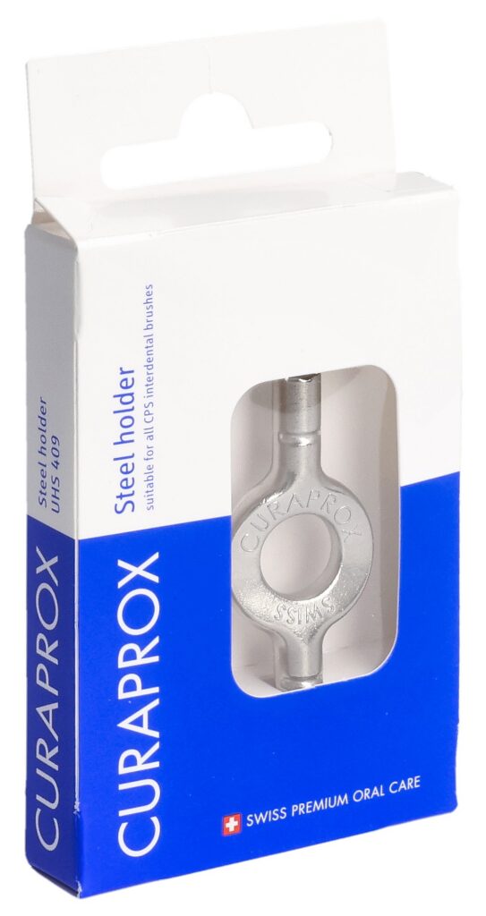 CURAPROX UHS 409 support en acier argent