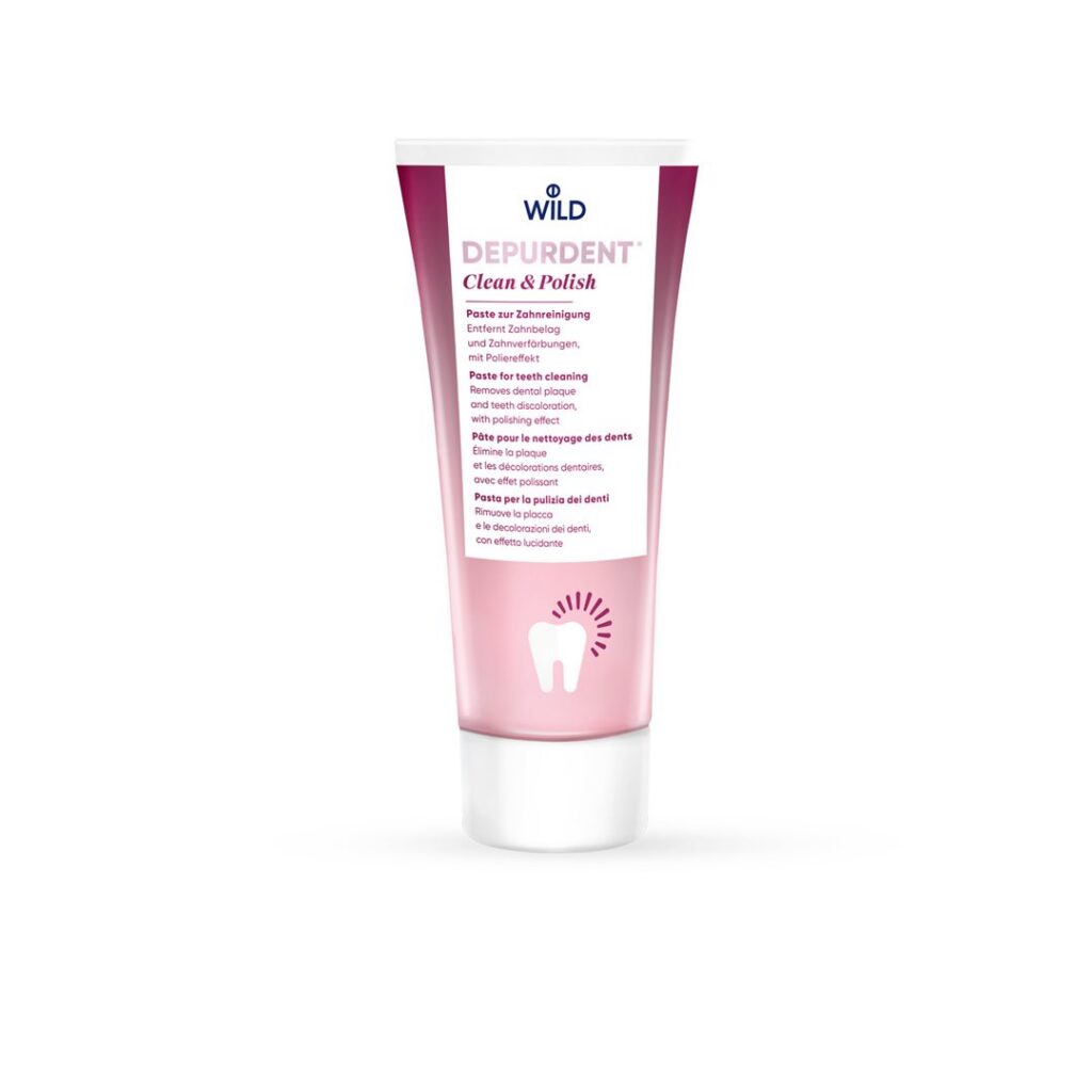 DEPURDENT clean&polish pâte nettoyage dents 75 ml