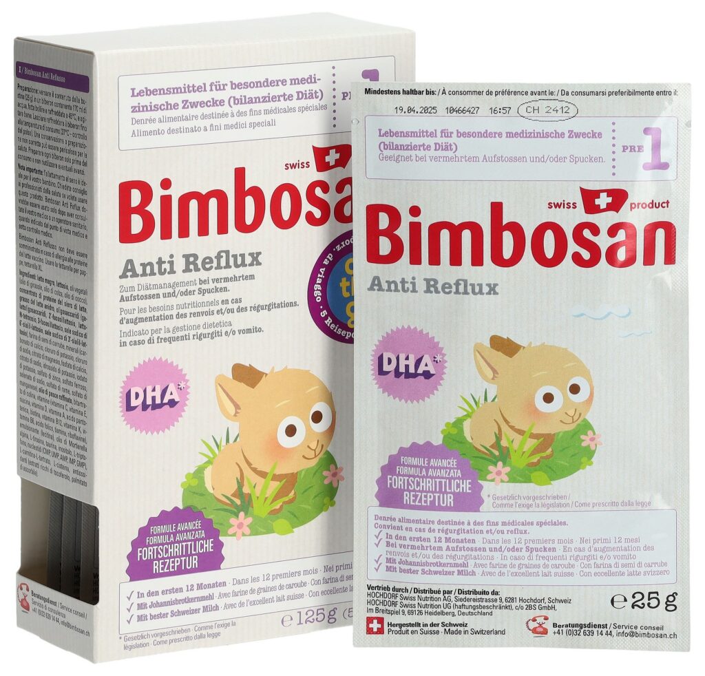 BIMBOSAN Anti Reflux portions de voyage 5 x 25 g