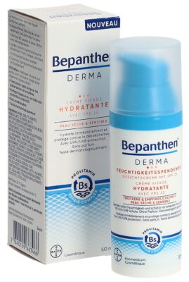 BEPANTHEN DERMA cr visage hydratante SPF25 50 ml
