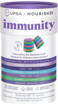 UPSA X NOURISHED Immunity gummies box 30 pce