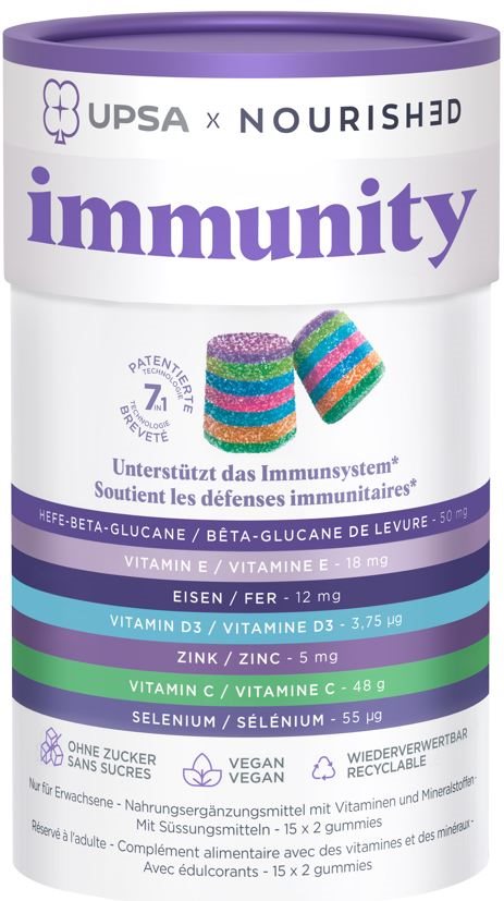 UPSA X NOURISHED Immunity gummies box 30 pce