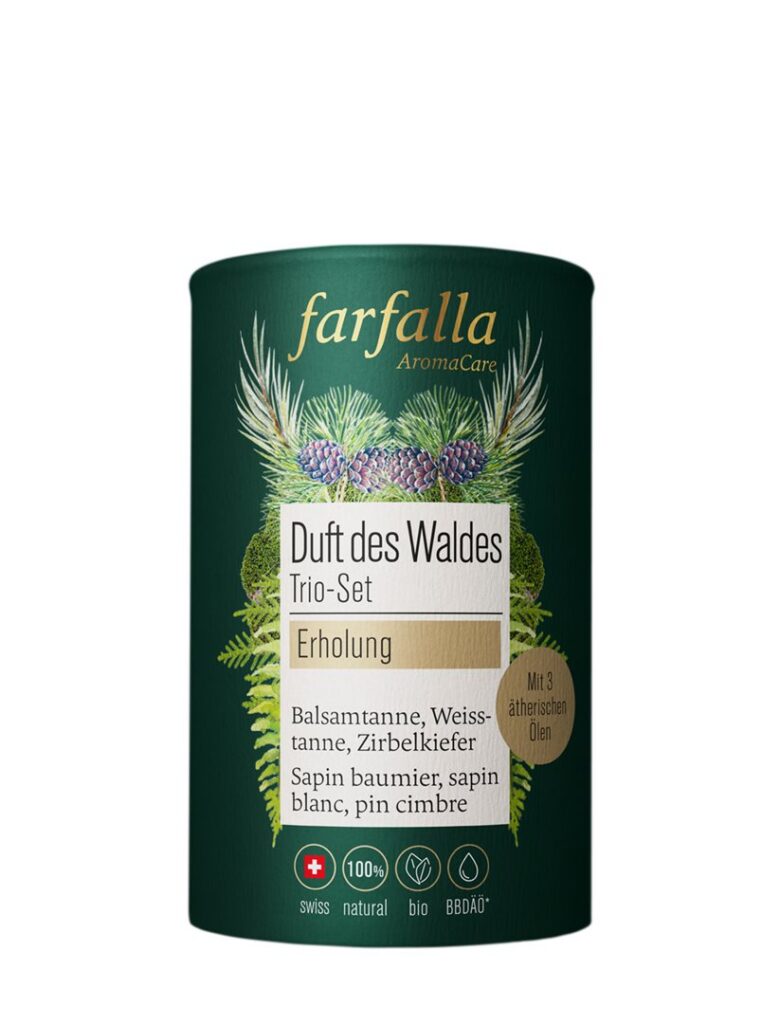 FARFALLA Kit trio parfum de la forêt