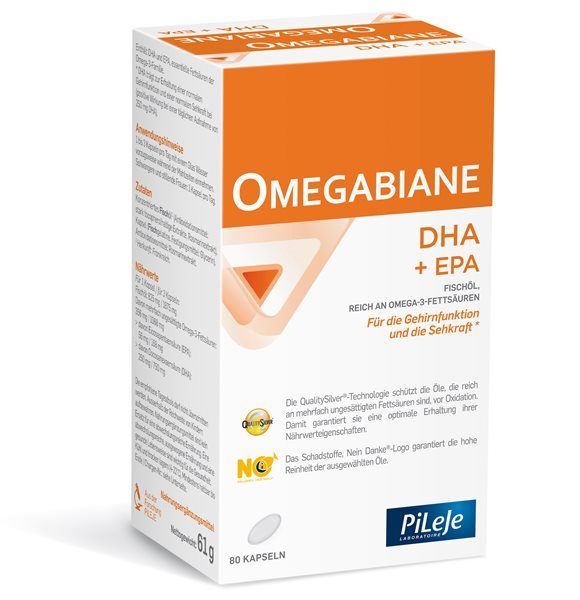 OMEGABIANE DHA + EPA caps 80 pce