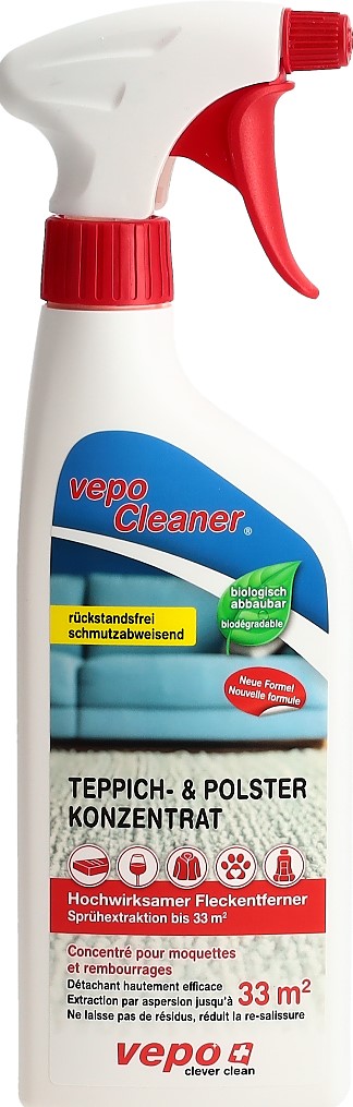 VEPOCLEANER nettoy moquet+rembourr détach 500 ml