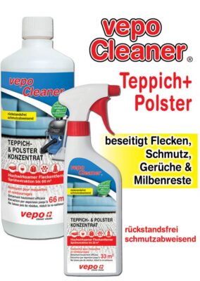VEPOCLEANER nettoy moquet+rembourr 66m2 1000 ml