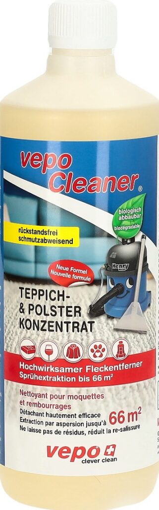 VEPOCLEANER nettoy moquet+rembourr 66m2 1000 ml
