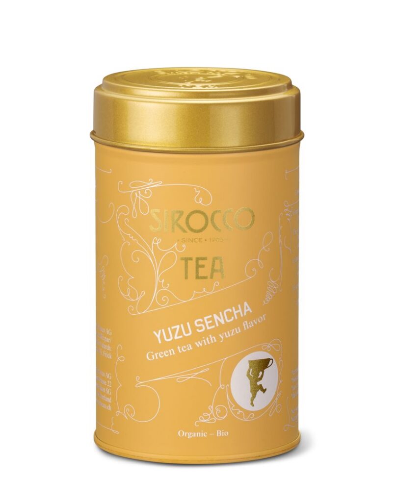 SIROCCO boîte de thé medium Yuzu Sencha 120 g