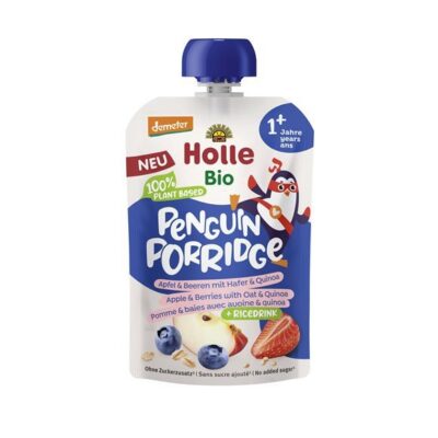 HOLLE Penguin Porridge pomme bai avoine quin 110 g