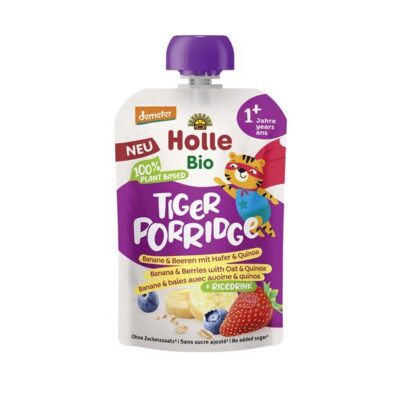 HOLLE Tiger Porridge banane bai avoine quin 110 g