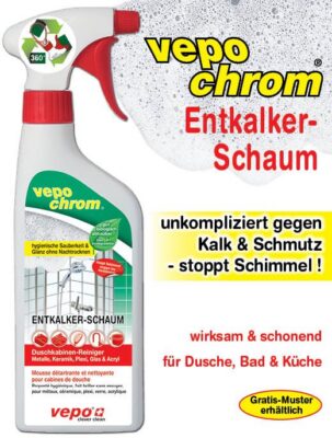 VEPOCHROM mousse détartrante 360° remp (nv) 500 ml