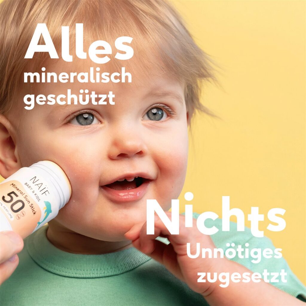 NAIF Baby&Kids Mineral Sun Stick s parf SPF50 36 g