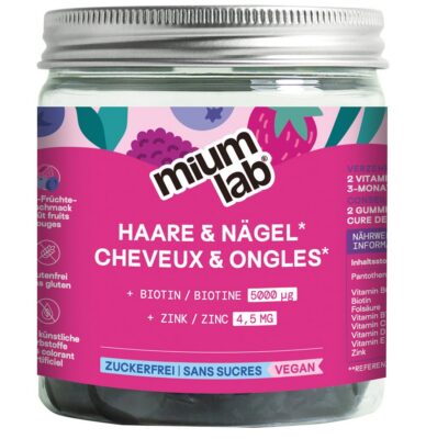 MIUMLAB gummies cheveux et ongles bte 42 pce