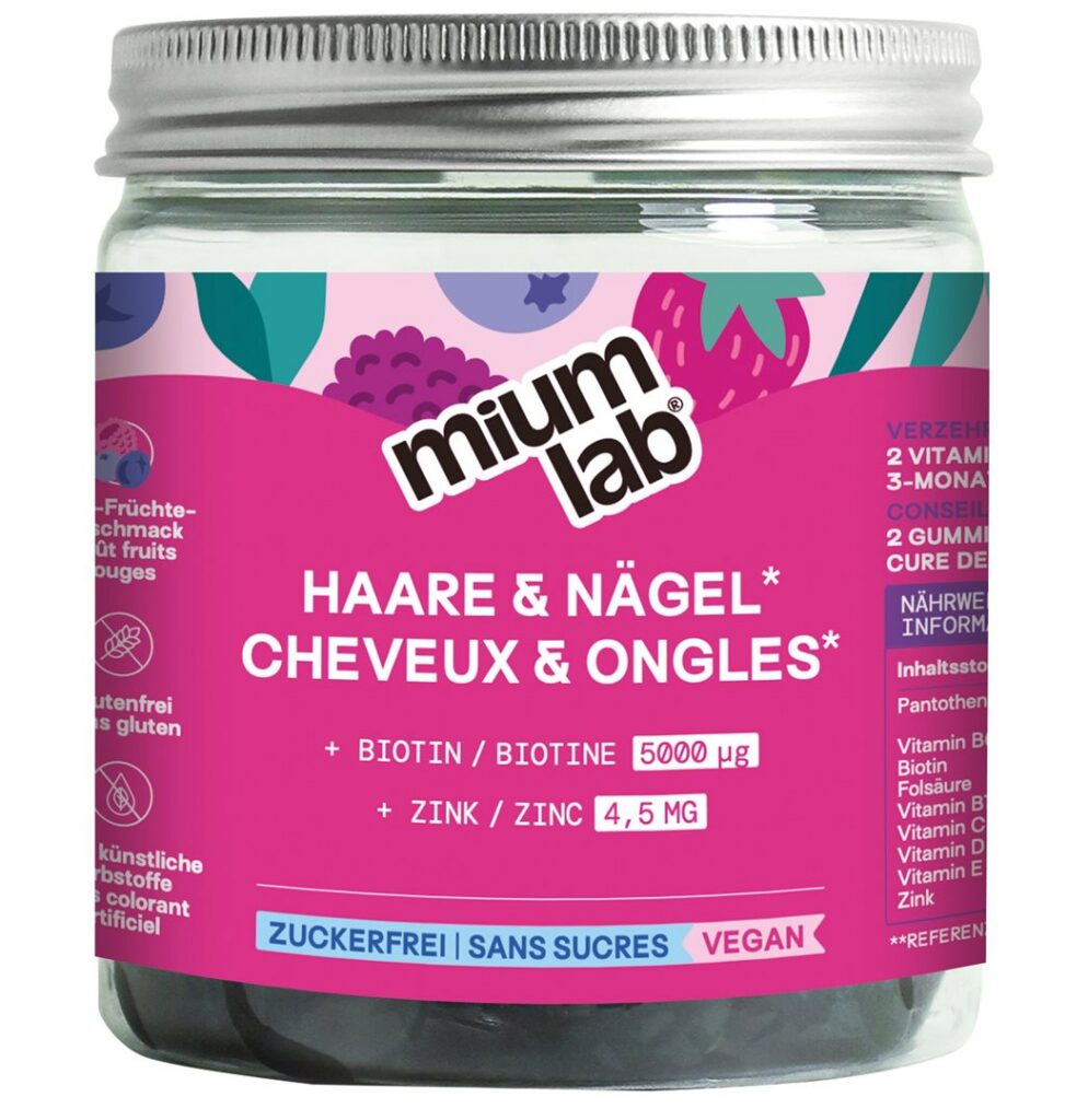 MIUMLAB gummies cheveux et ongles bte 42 pce