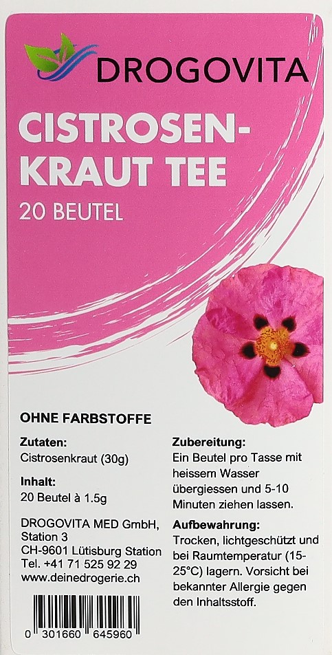 DROGOVITA tisane de ciste sach 20 pce