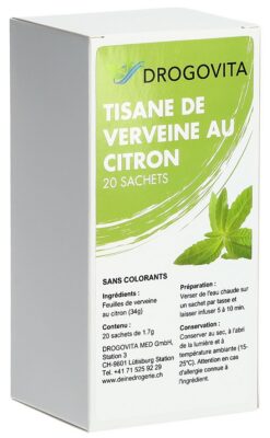 DROGOVITA tisane de verveine au citron sach 20 pce