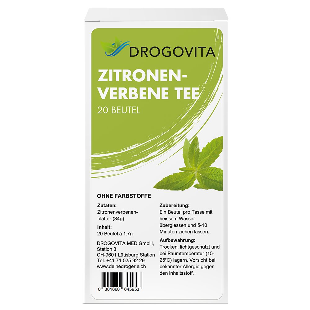 DROGOVITA tisane de verveine au citron sach 20 pce