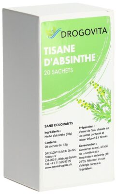 DROGOVITA tisane d'absinthe sach 20 pce