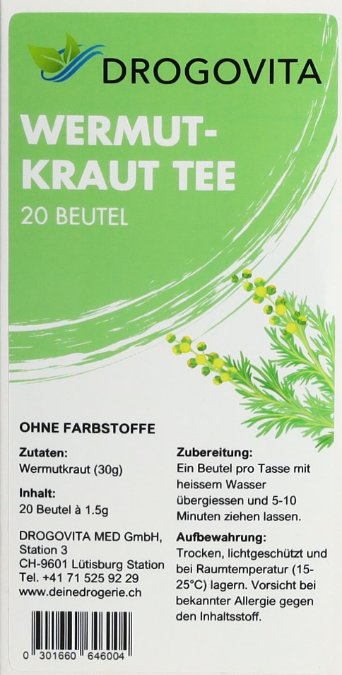 DROGOVITA tisane d'absinthe sach 20 pce