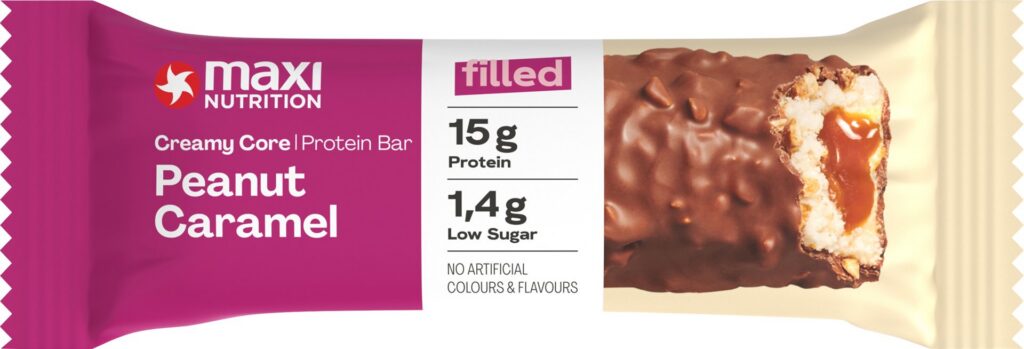 MAXI NUTRITION CC Prot barre Peanut Caramel 45 g