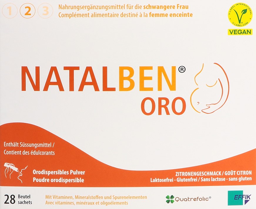 NATALBEN ORO vegan sach 28 pce