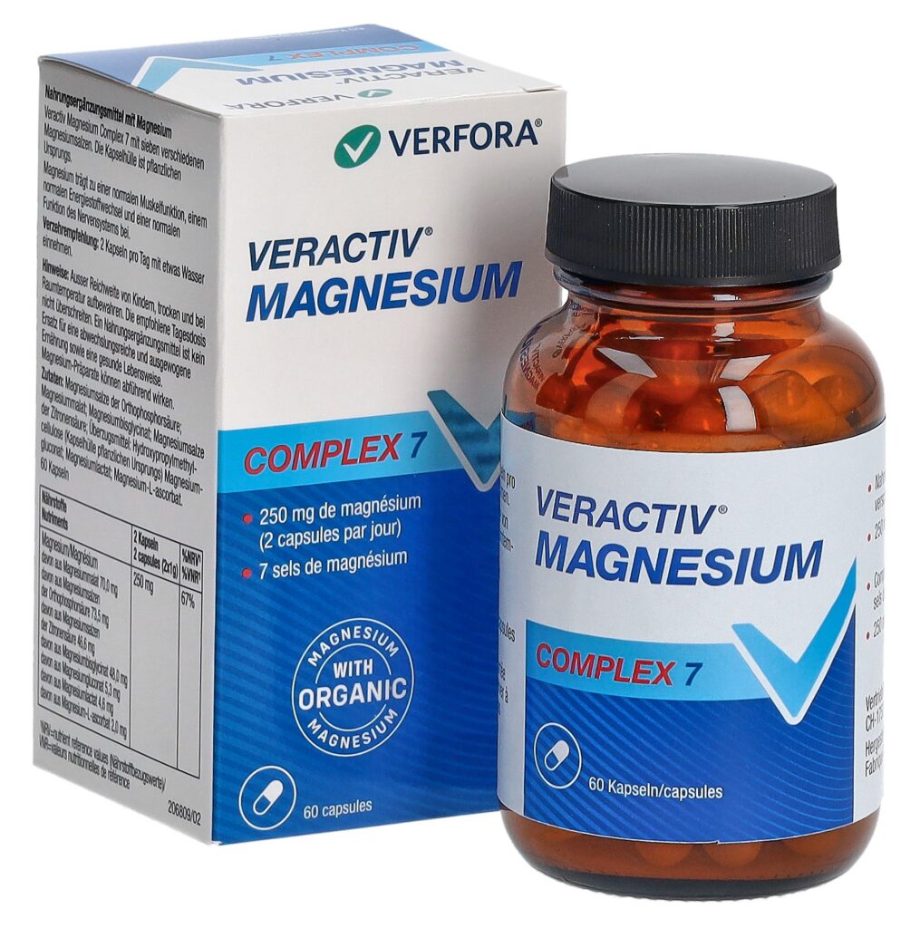 VERACTIV Magnesium Complex 7 caps bte 60 pce