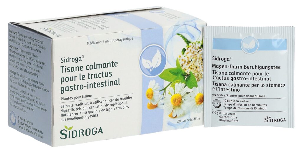 SIDROGA tisane calm p tract gastro-int 20 sach 2 g