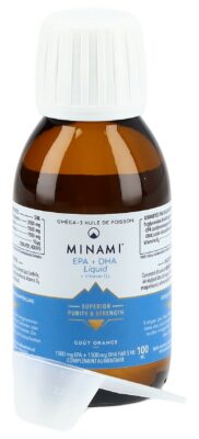 MINAMI EPA+DHA Liquid fl verre 100 ml