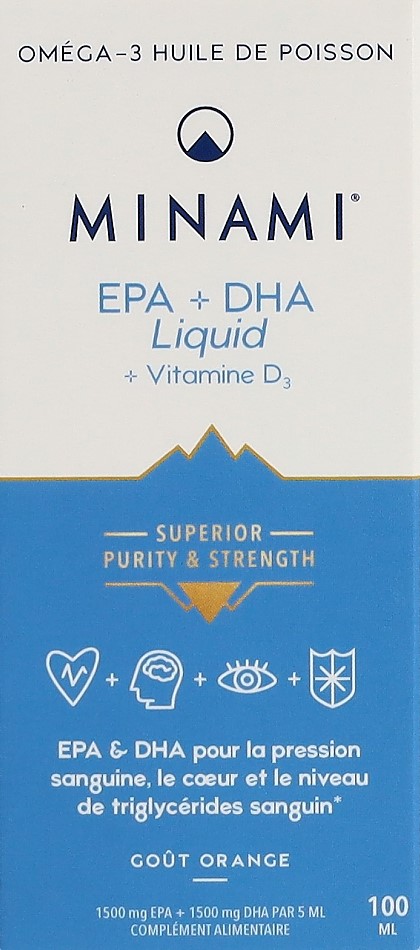 MINAMI EPA+DHA Liquid fl verre 100 ml