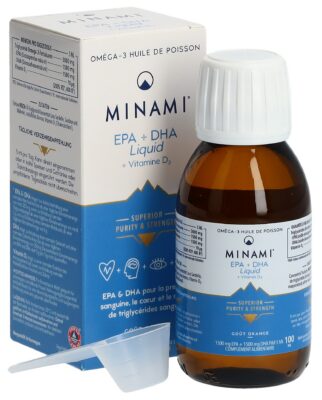 MINAMI EPA+DHA Liquid fl verre 100 ml