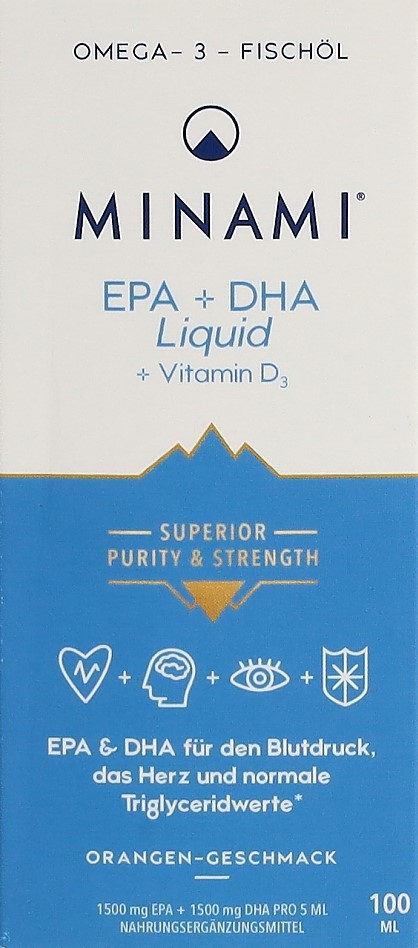 MINAMI EPA+DHA Liquid fl verre 100 ml