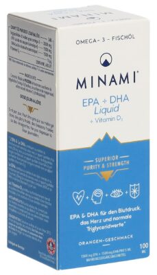 MINAMI EPA+DHA Liquid fl verre 100 ml