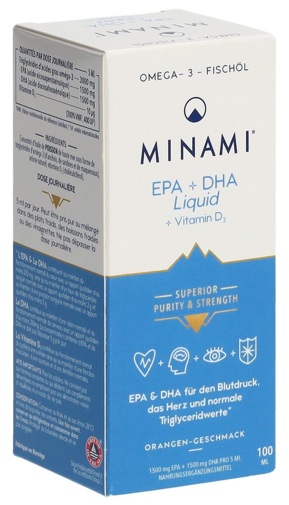 MINAMI EPA+DHA Liquid fl verre 100 ml
