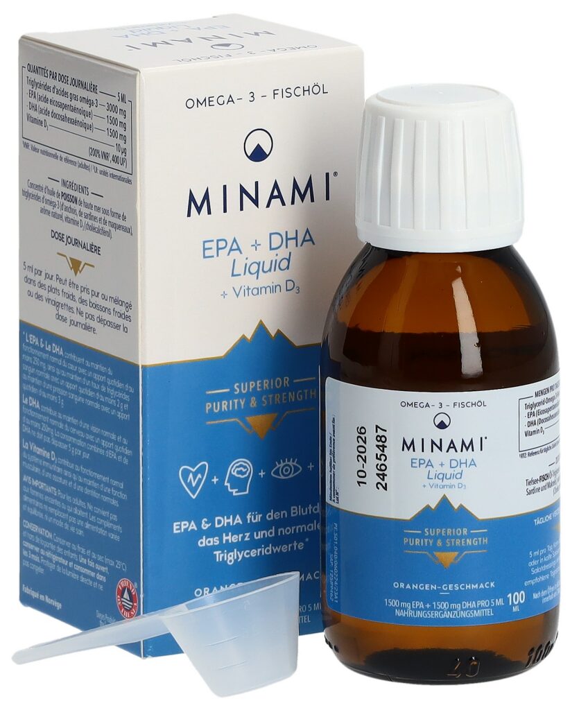 MINAMI EPA+DHA Liquid fl verre 100 ml